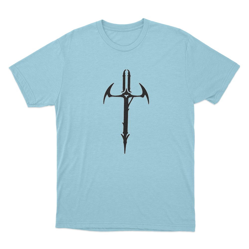 Dark Sword Emblem Unisex T Shirt Sky Blue Dark Sword Emblem Unisex T Shirt Sky Blue
