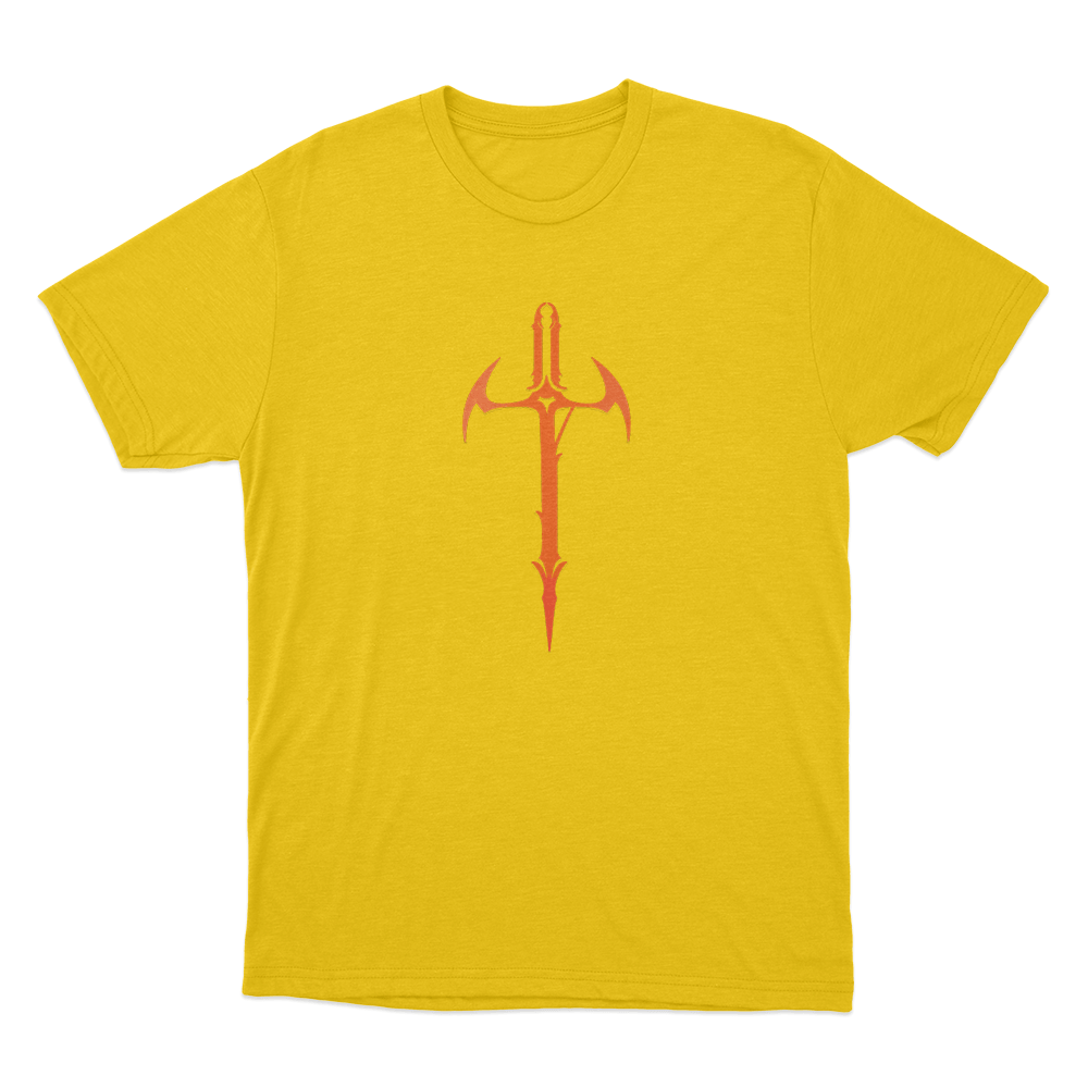 Orange Sword Symbol Unisex T Shirt Yellow Orange Sword Symbol Unisex T Shirt Yellow