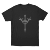 Rhinestone Gothic Sword Unisex T Shirt Black